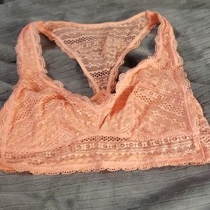 Victoria's Secret NWT Orange Lace Bralette M